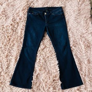 White House Black Market Skinny Flare Jeans